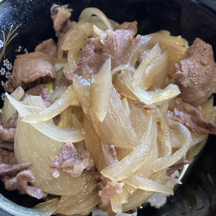うまうま牛丼ー!これぞ牛丼!